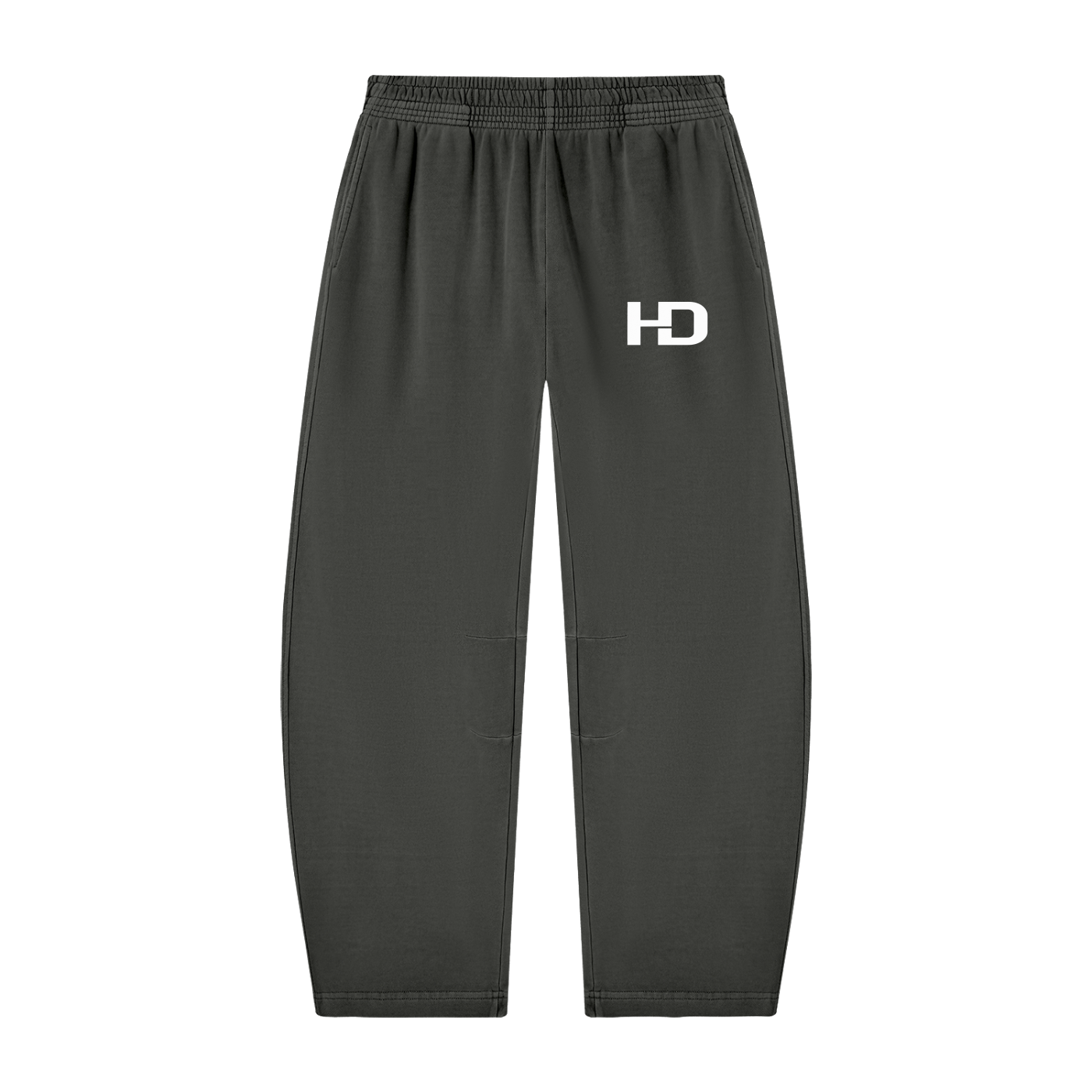 Unisex Vintage Washed Barrel Leg Sweatpants