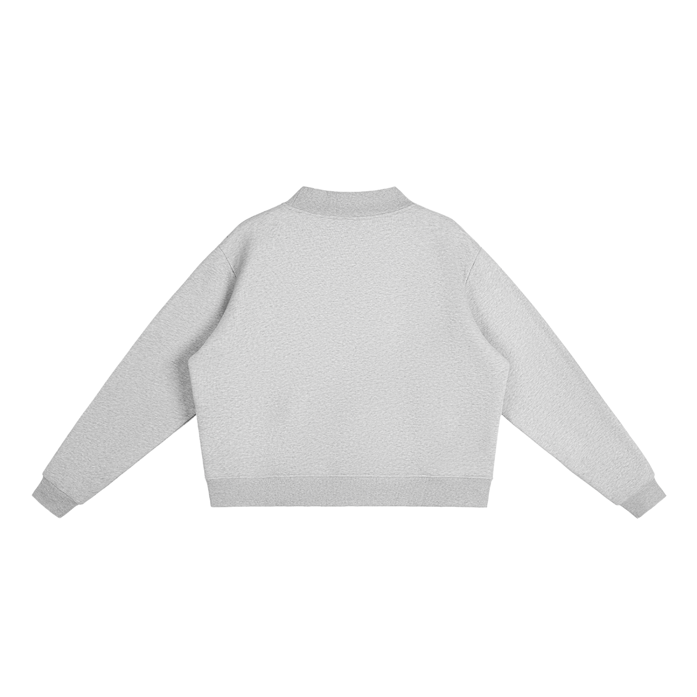 Essential Fleece Mock-Neck Crew Sweatshirt - Central Logo