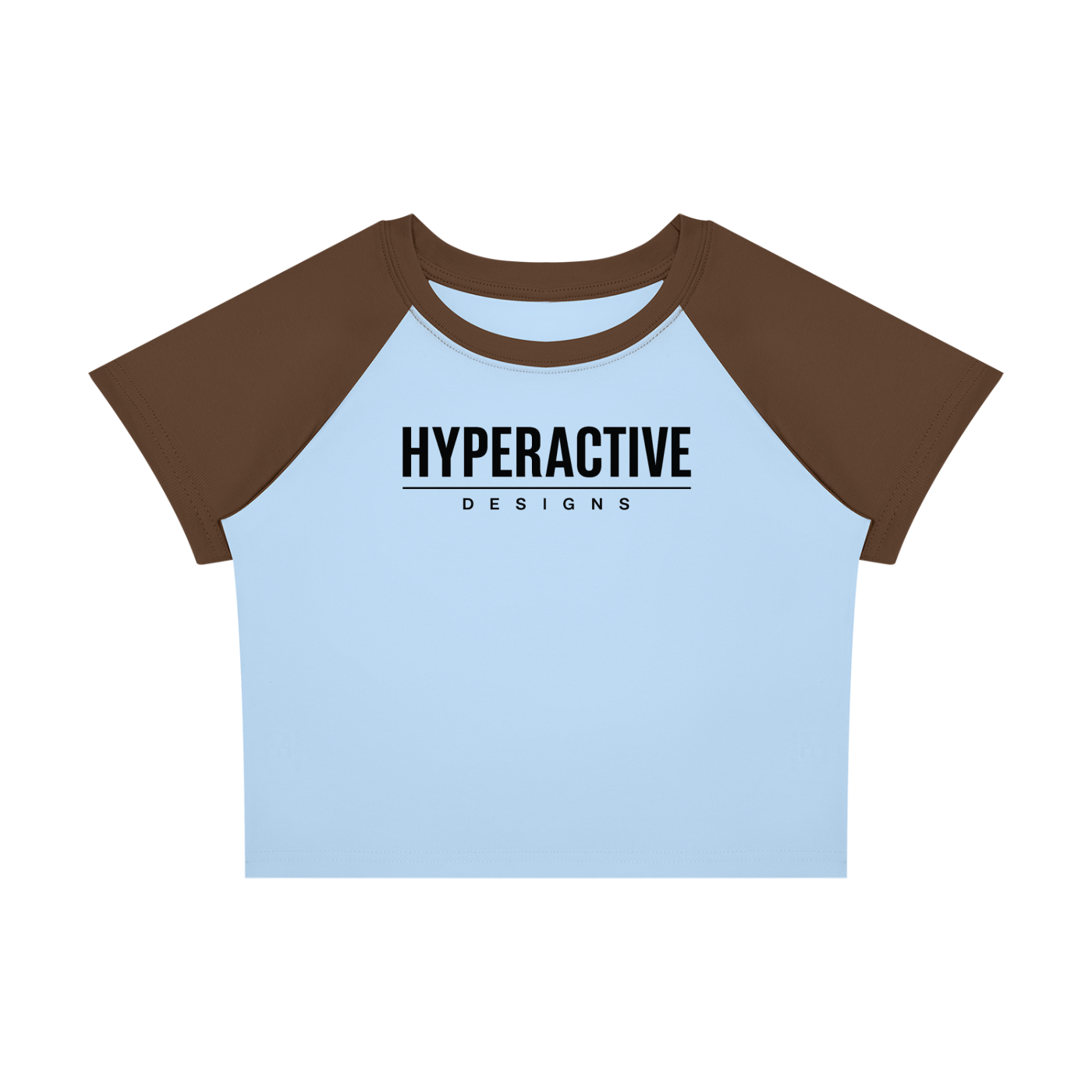 Women’s Slim Fit Raglan Color Block Baby T-Shirt