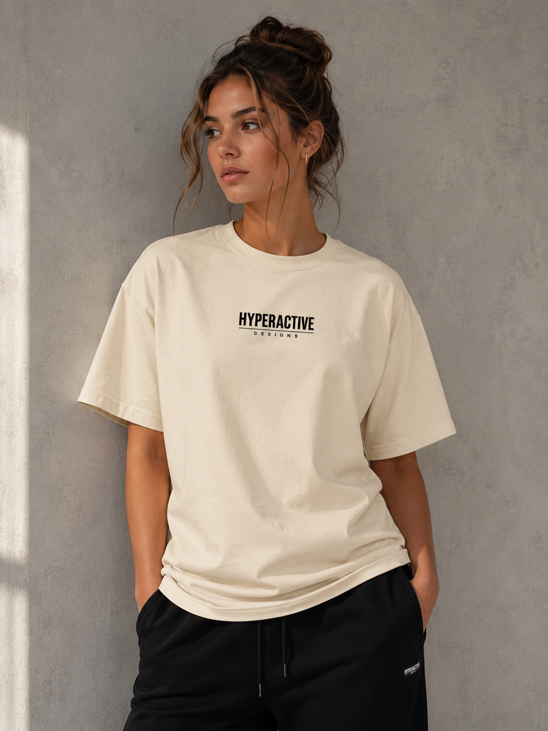 Unisex Oversized Heavyweight T-Shirt - Central Logo