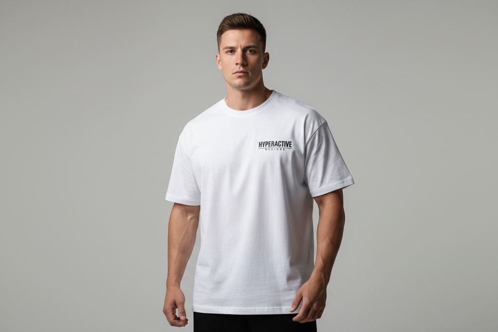 Hyperactive T-Shirt on Male Model