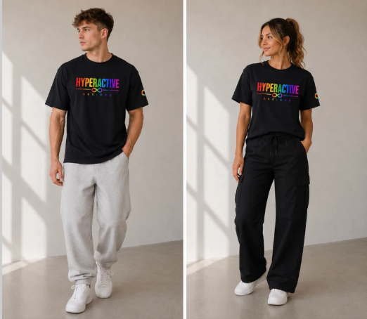 The Oversized Neuro Tee (Sleeve Logo)