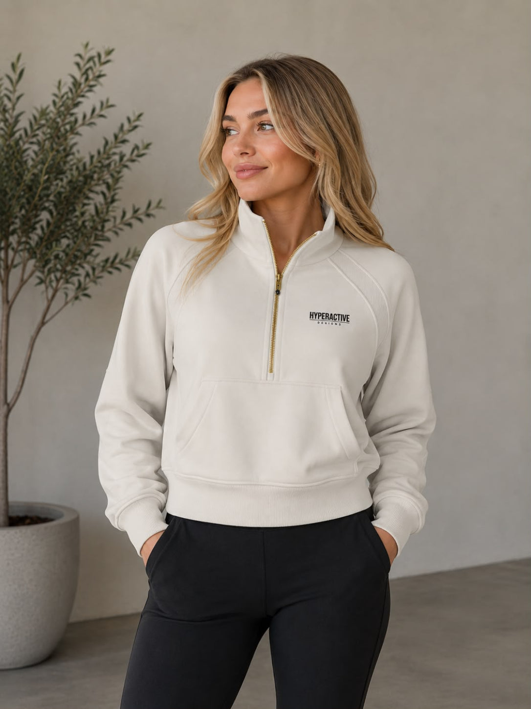 Women's Half-Zip Sweatshirt